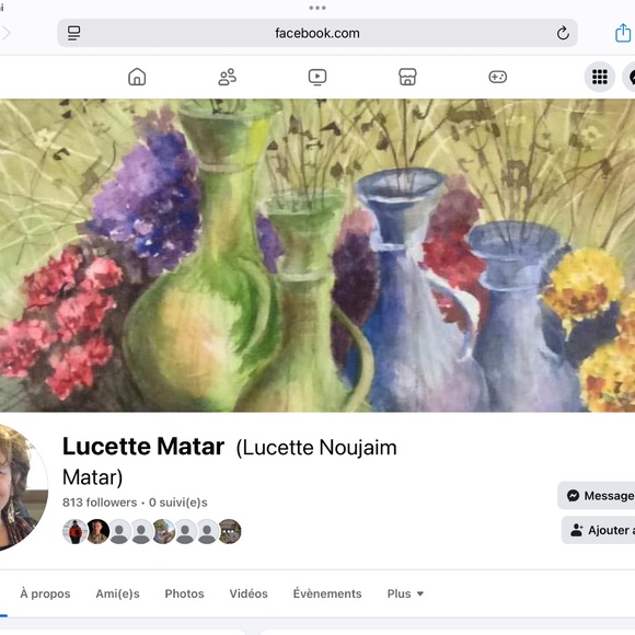 ARTIST SIGNED  PAINTED SILK FABRIC DECORATIVE SQUARE CUSHION COVER & INSERT 14in - Picture 11 of 12